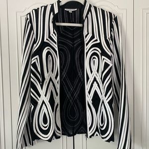 COPY - Super cute Alexandra Rosati disco jacket with double zippers. 100% cotton